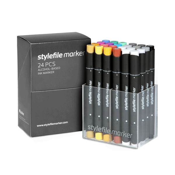 Stylefile Marker - Main A Set (24 Stifte)