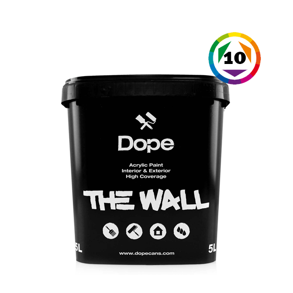 Dope The Wall Wandstreichfarbe: 5 Liter